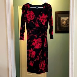 Ralph Lauren black floral dress